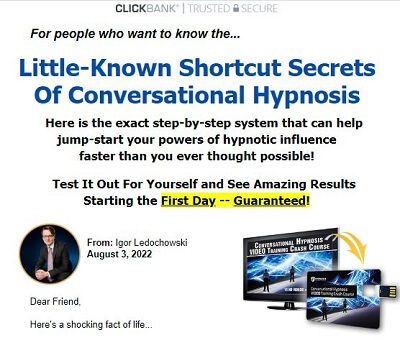 Igor Ledochowski - Hypnotic Influence + Conversational Hypnosis Video Training Crash Course