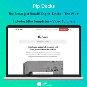 Pip Decks - The Strategist Bundle Digital Decks + The Vault Includes Miro Templates + Video Tutorials