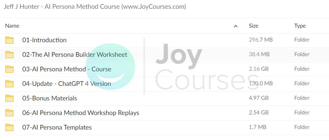 Jeff J Hunter - AI Persona Method Course