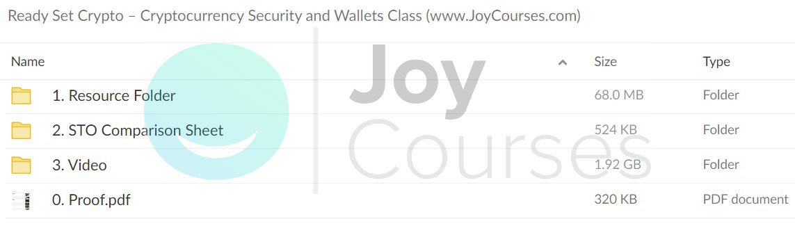 Ready Set Crypto – Cryptocurrency Security and Wallets Class