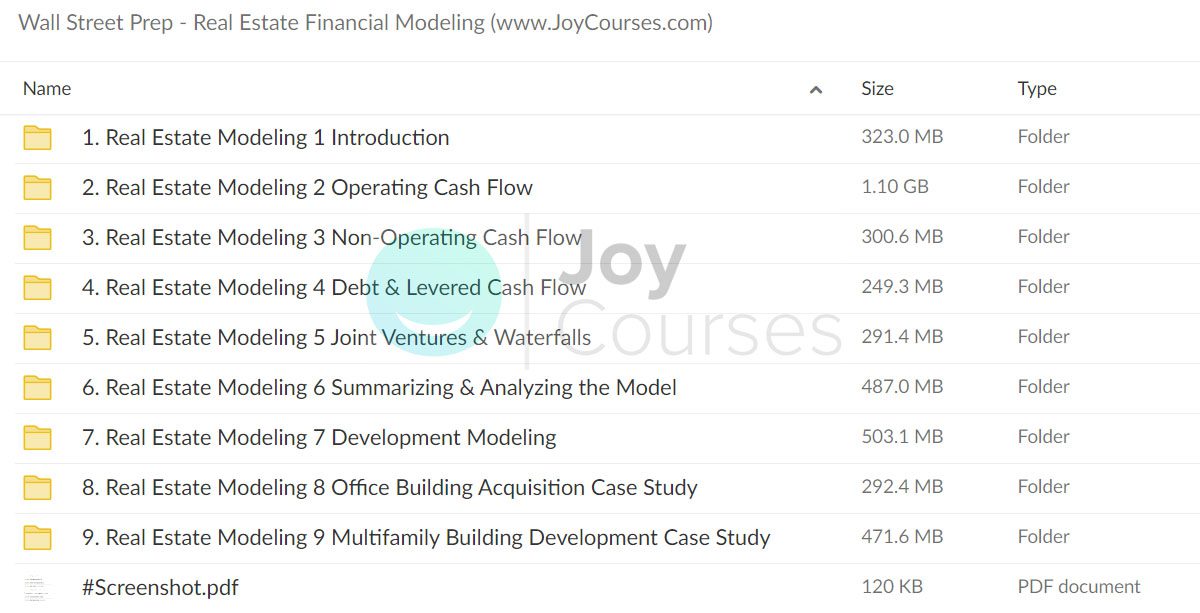 Wall Street Prep - Real Estate Financial Modeling