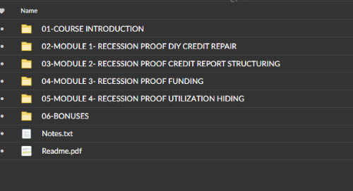 Marcus Barney – Recession Proof X