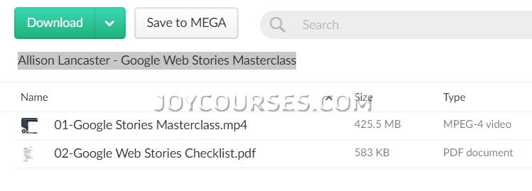 Allison Lancaster – Google Web Stories Masterclass