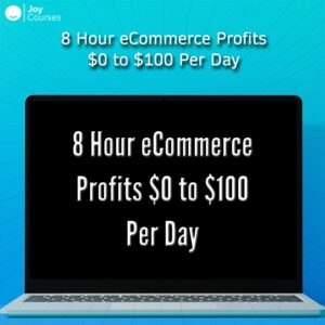 8 Hour eCommerce Profits $0 to $100 Per Day