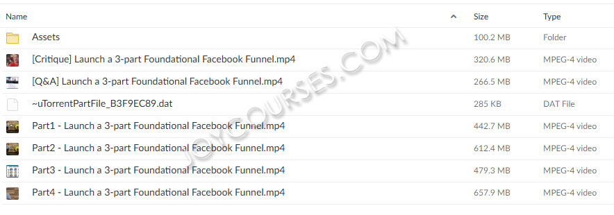 Dennis Yu - Launch 3 Part Foundation FB Funnel