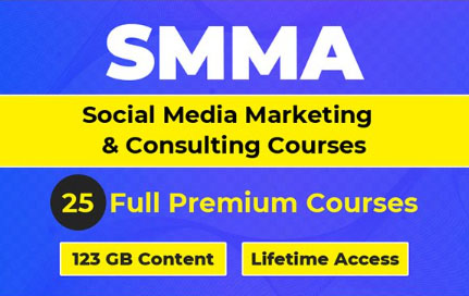 Social Media Marketing (SMMA) & Consulting – 25 Courses Bundle