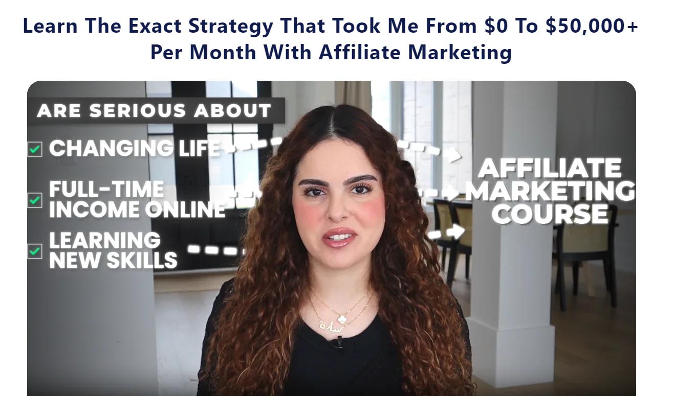 Sara Finance - Affiliate Marketing Course