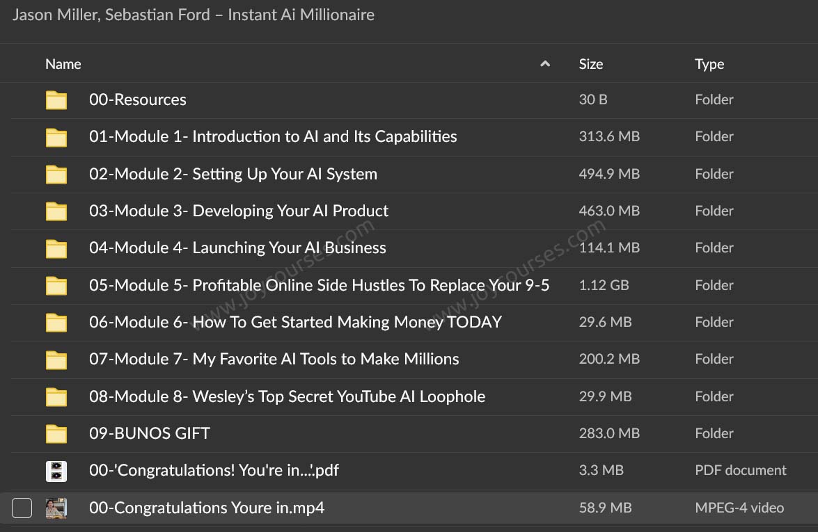 Jason Miller, Sebastian Ford – Instant Ai Millionaire