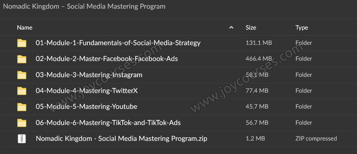 Nomadic Kingdom – Social Media Mastering Program