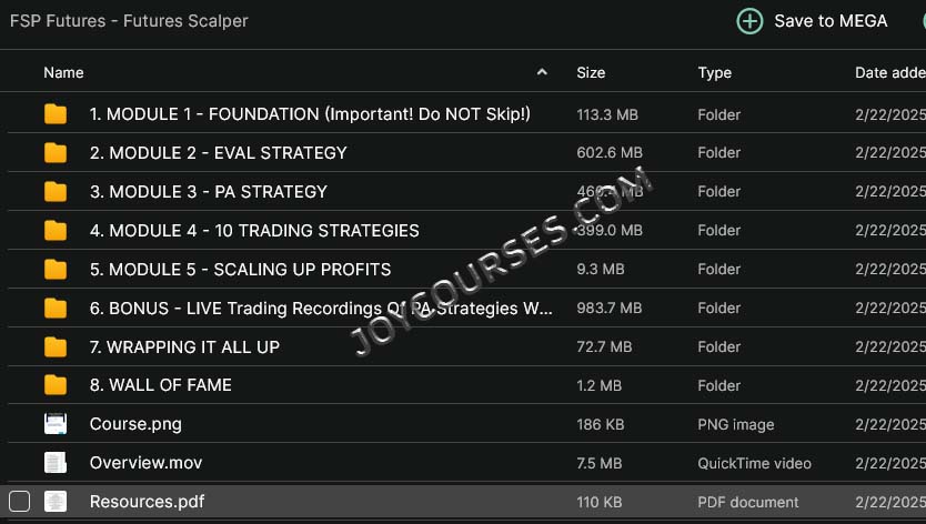 FSP Futures – Futures Scalper