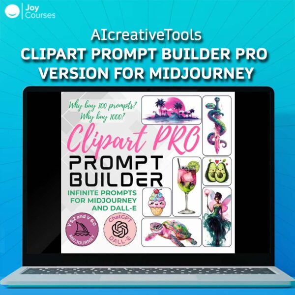 Clipart Prompt Builder PRO Version for Midjourney