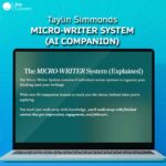 Taylin Simmonds – Micro-Writer System (AI Companion)